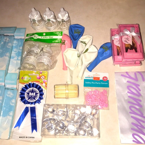 Baby Shower Bundle - Gender Reveal - None used✨